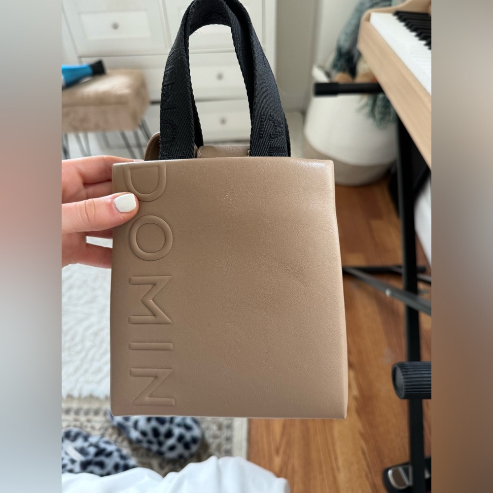 ADOLFO DOMINGUEZ TAN BAG